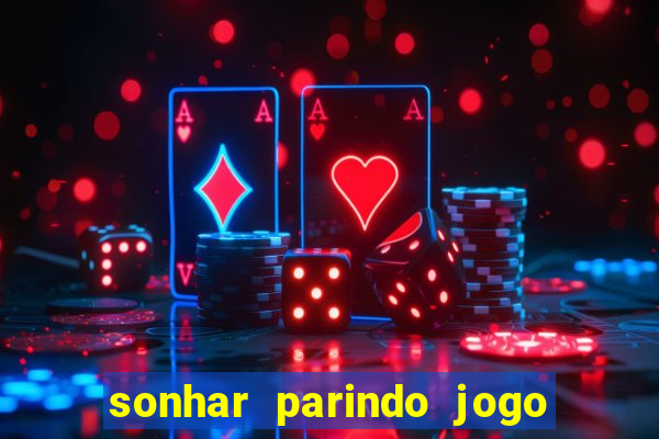 sonhar parindo jogo do bicho